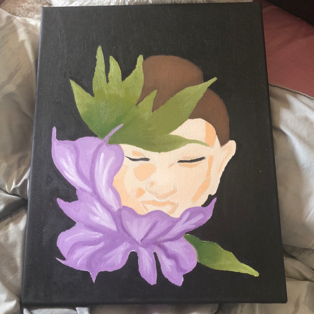 Original painting !! Finding  my inter peace ☮️ 😍